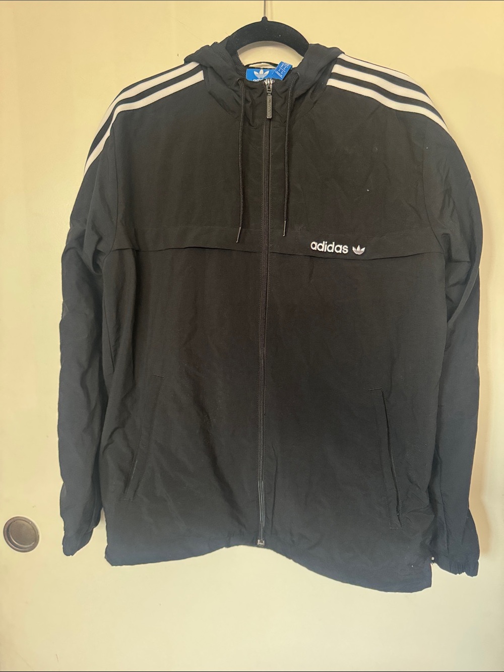 Adidas Orginals Three Stripe Winbreaker Jacket